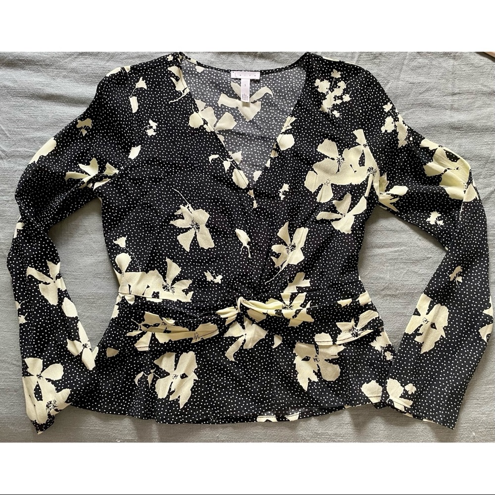 Leith Spotted Flower Top